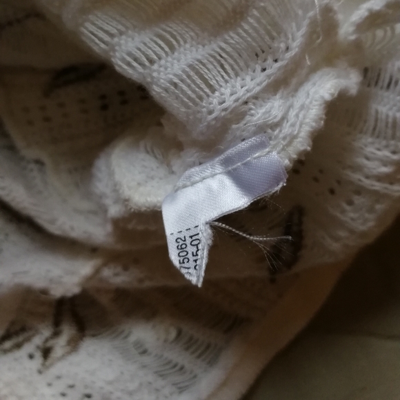 ZARA Sequin Beaded Blouse Lightweight Knit Sweater Top Medium-Large NWT - Picture 13 of 13